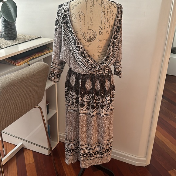 Free People midi paisley boho Dress - M - Picture 2 of 9